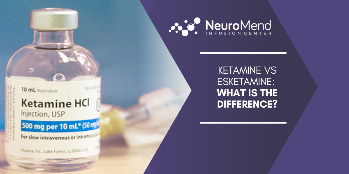 Ketamine vs Esketamine (Spravato) What is the difference?